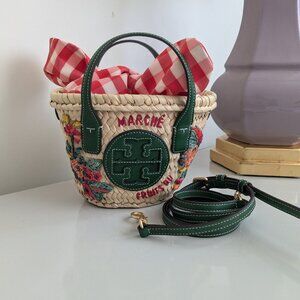 Tory Burch ELLA BASKET MICRO TOTE BAG